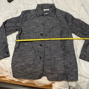 Taylor Stitch The Ojai jacket in black cross dye chore jacket Variety